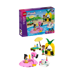 Poolparty med enhjrning og flamingo (42658)