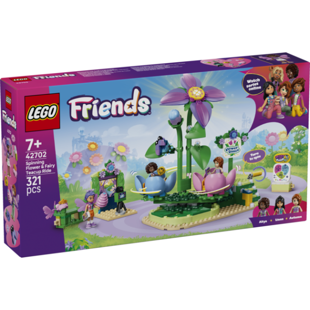 Tekop-karrusel med blomster og feer (42702)