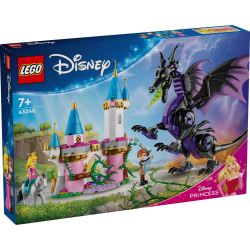Maleficent's Dragon Form and Aurora's Castle (43240)