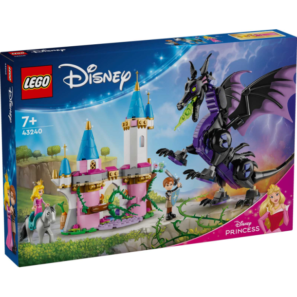 Maleficent's Dragon Form and Aurora's Castle (43240)