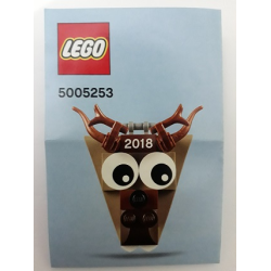 Christmas Tree Ornament - Bag with Reindeer Polybag (5005253)