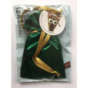 Christmas Tree Ornament - Bag with Reindeer Polybag (5005253)