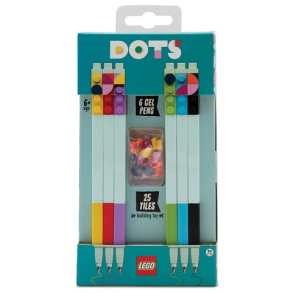 DOTS Pakke med 6 gel pens (52798)