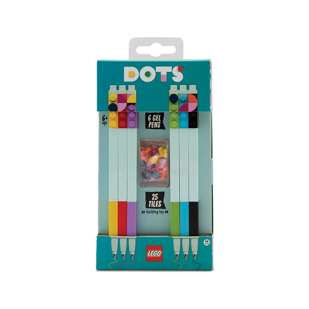 DOTS Pakke med 6 gel pens (52798)