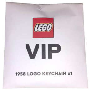 VIP 1958 LEGO logo snurrende n�glering (5007092)