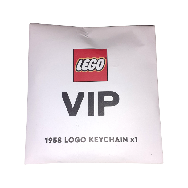 VIP 1958 LEGO logo snurrende n�glering (5007092)