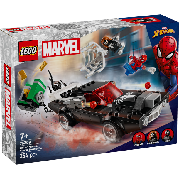 Spider-Man mod Venom-muskelbil (76309)