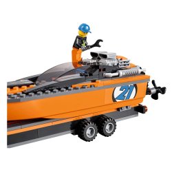 LEGO City - Firhjulstr�kker med motorb�d (60085)
