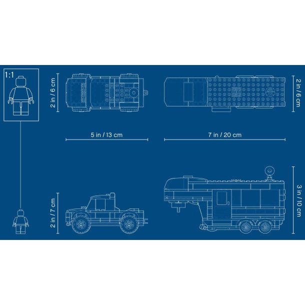 LEGO City - Pickup og campingvogn (60182)