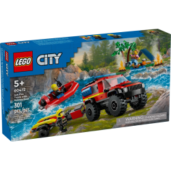 4x4 Fire Truck with Rescue Boat (60412)