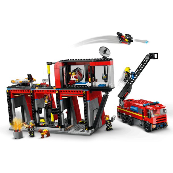 LEGO City - Brandstation med brandbil (60414)