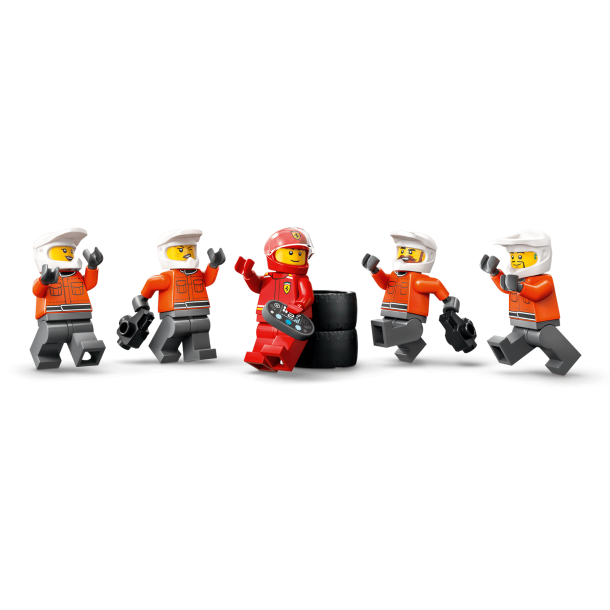 LEGO City - F1-pitstop og pitcrew med Ferrari-bil (60443)