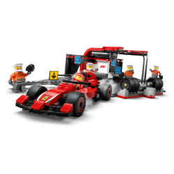 LEGO City - F1-pitstop og pitcrew med Ferrari-bil (60443)