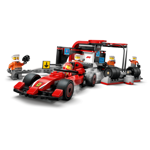 LEGO City - F1-pitstop og pitcrew med Ferrari-bil (60443)