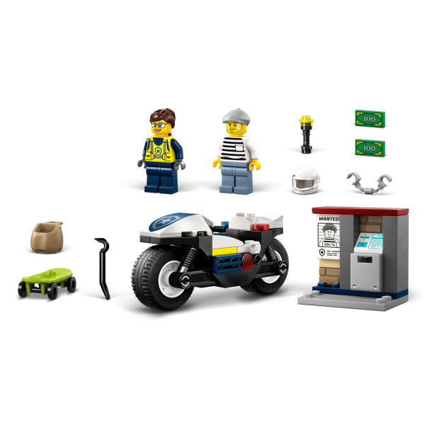 LEGO City - Politimotorcykel p� forbryderjagt (60455)