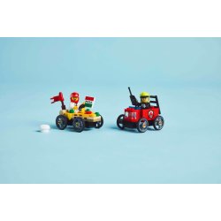 LEGO City - Racerbilpakke &ndash; pizzabil mod brandbil (60458)