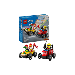 LEGO City - Racerbilpakke &ndash; pizzabil mod brandbil (60458)_boxprod