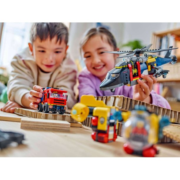 LEGO City - Remix &ndash; helikopter, brandbil og ub�d (60462)