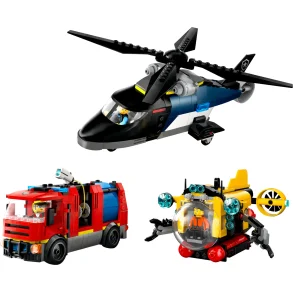 LEGO City - Remix &ndash; helikopter, brandbil og ub�d (60462)