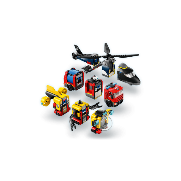 LEGO City - Remix &ndash; helikopter, brandbil og ub�d (60462)