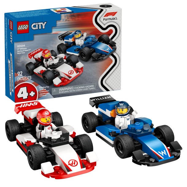 LEGO City - F1� Williams Racing og Haas F1�-racerbiler (60464)_boxprod