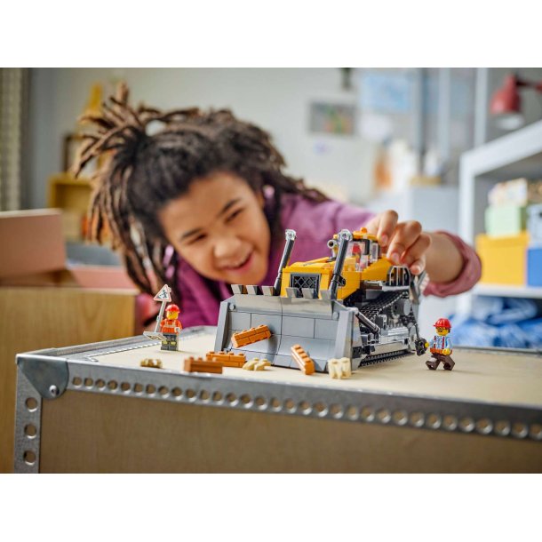 LEGO City - Gul bulldozer (60466)
