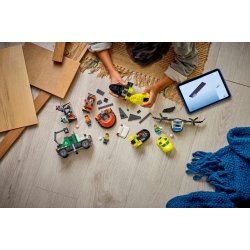 LEGO City - Remix &ndash; Fly, servicevogn og luftpudeb�d (60505)
