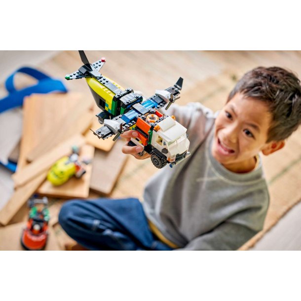LEGO City - Remix &ndash; Fly, servicevogn og luftpudeb�d (60505)
