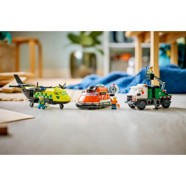 LEGO City - Remix &ndash; Fly, servicevogn og luftpudeb�d (60505)