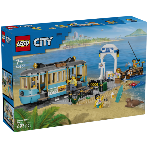 Klassisk sporvogn med strandstop (60506)