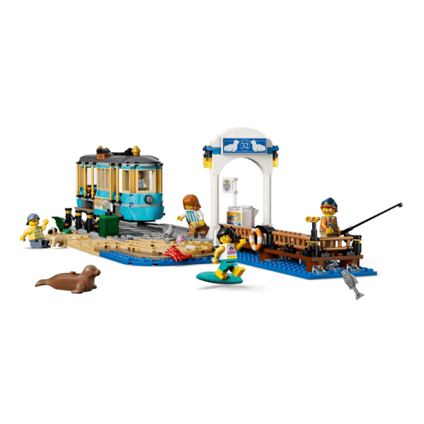 Klassisk sporvogn med strandstop (60506)