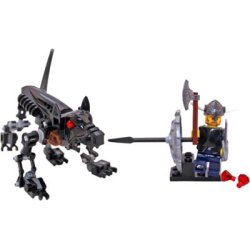 Viking Warrior Challenges the Fenris Wolf (7015)
