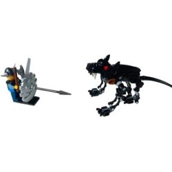 Viking Warrior Challenges the Fenris Wolf (7015)