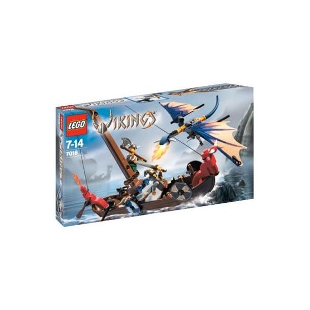 Viking Boat against the Wyvern Dragon (7016)