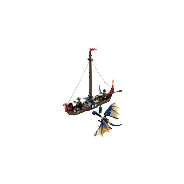 Viking Boat against the Wyvern Dragon (7016)