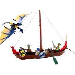 Viking Boat against the Wyvern Dragon (7016)