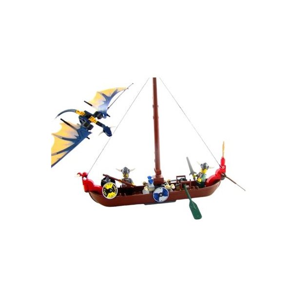 Viking Boat against the Wyvern Dragon (7016)