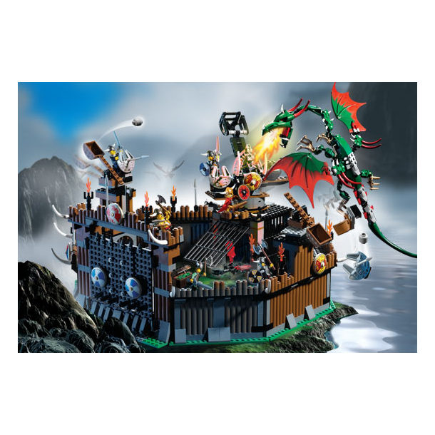 Viking Fortress against the Fafnir Dragon (7019)