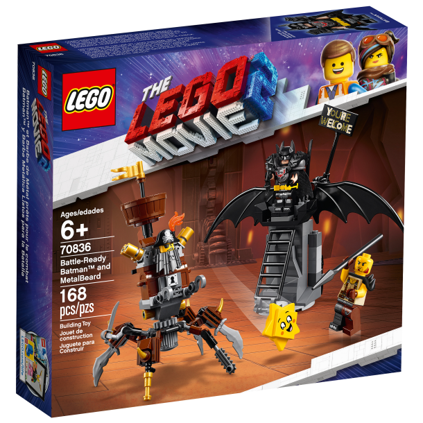 Battle-Ready Batman and MetalBeard (70836)