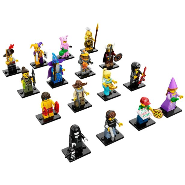 Series 12 - komplet s�t - 16 minifigurer (71007S)