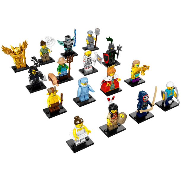 Series 15 - komplet s�t - 16 minifigurer (71011S)