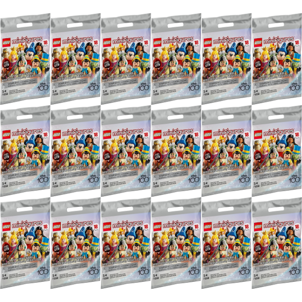 Disney 100 - Komplet st af 18 Figurer (71038SB)