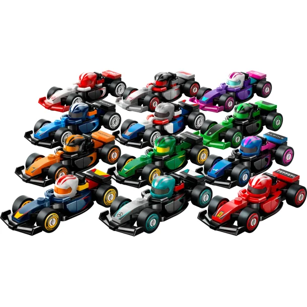 F1 Samlerracerbiler Komplet st af 12 minibiler (71049S)