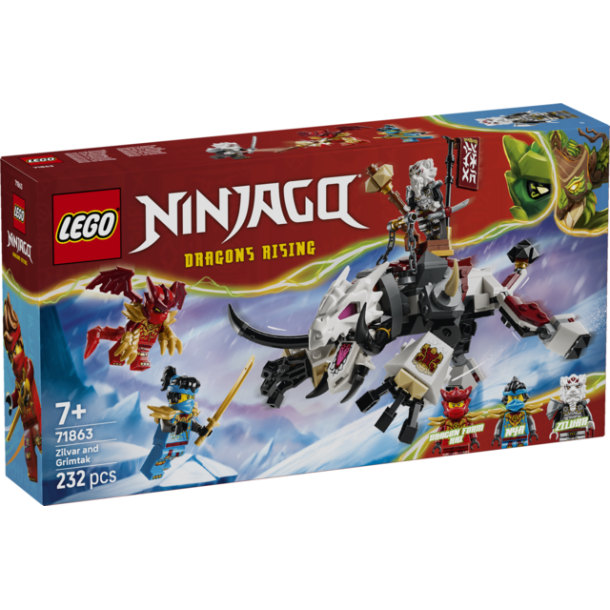 Zilvar og drageb�stet Grimtak (71863)