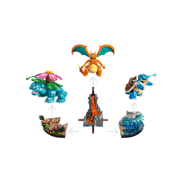 Venusaur,Charizard og Blastoise (72153)