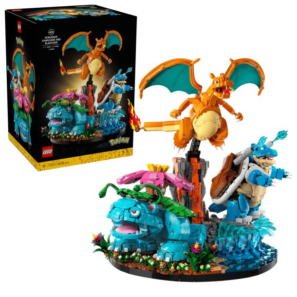 Venusaur,Charizard og Blastoise (72153)