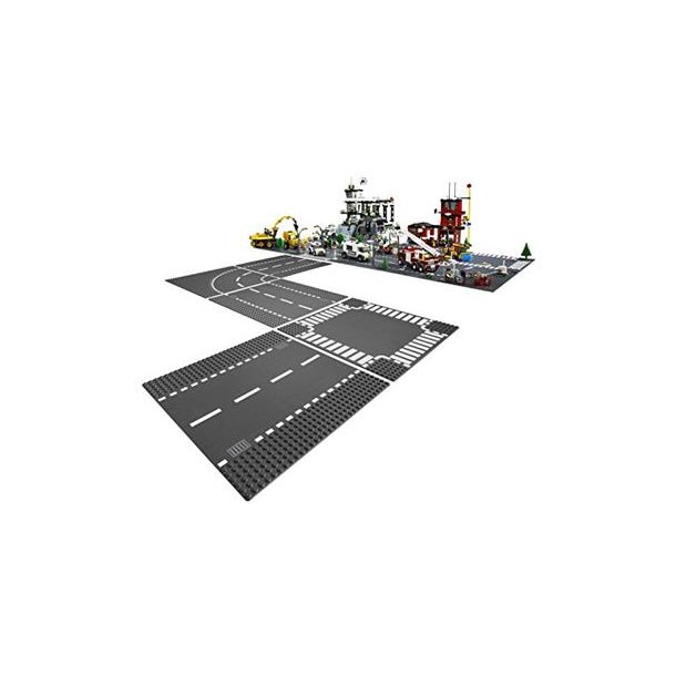 LEGO City - T-kryds & vejsving (7281)