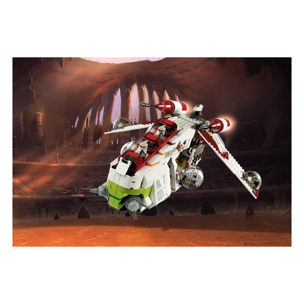 Republic Gunship (7163) - BRUGT