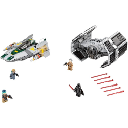 Vader's TIE Advanced vs. A-Wing Starfighter (75150)