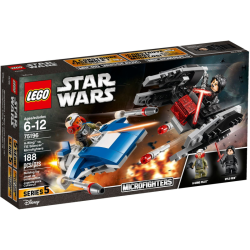 A-Wing vs. TIE Silencer Microfighters (75196)